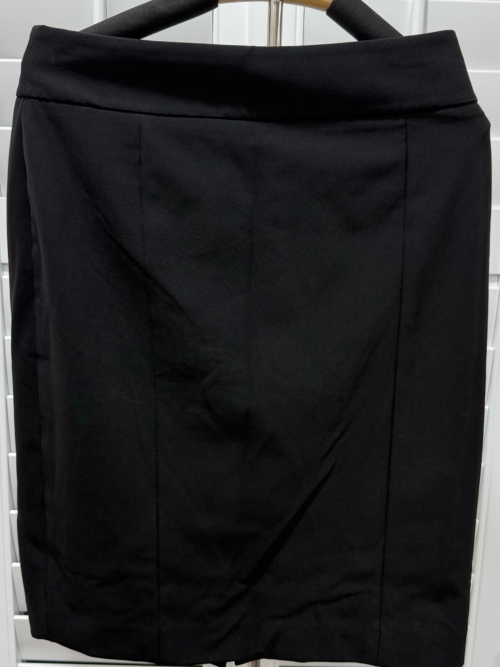 Ann Taylor Black Tailored Pencil Skirt